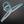 Faux Turquoise Claw Clip - Western Hair Clip: Small