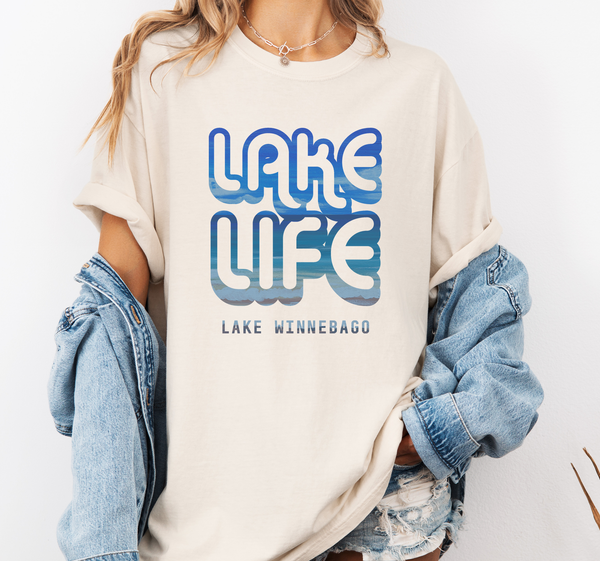 Lake Life Custom Shirt, Lake Name Personalized Shirt: Adult S