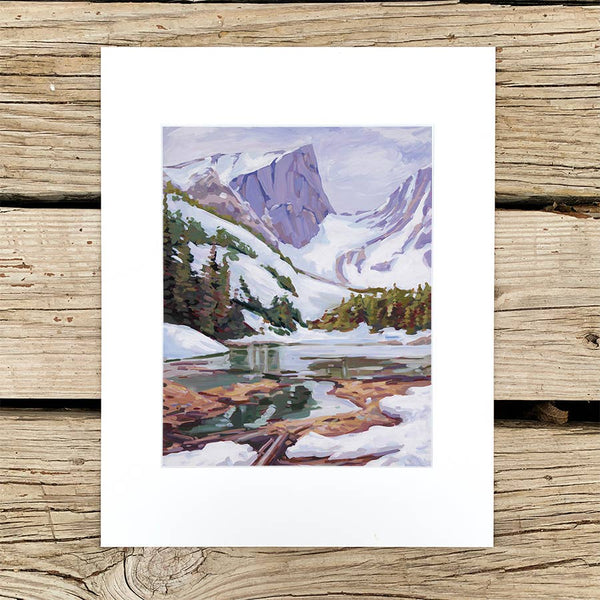 Rocky Mountain Limited Edition Art Print: 8"x10" (matted to 11"x14")