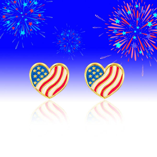 4th of JULY - Heart Cutie Stud Earrings