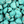Turquoise Rocks – Chocolate Pieces with Candy Coating