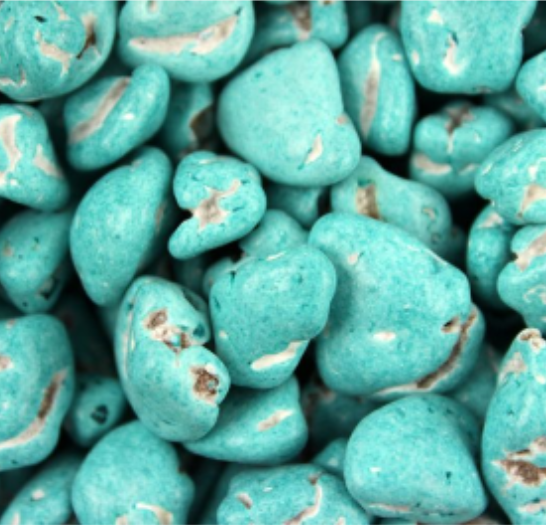 Turquoise Rocks – Chocolate Pieces with Candy Coating