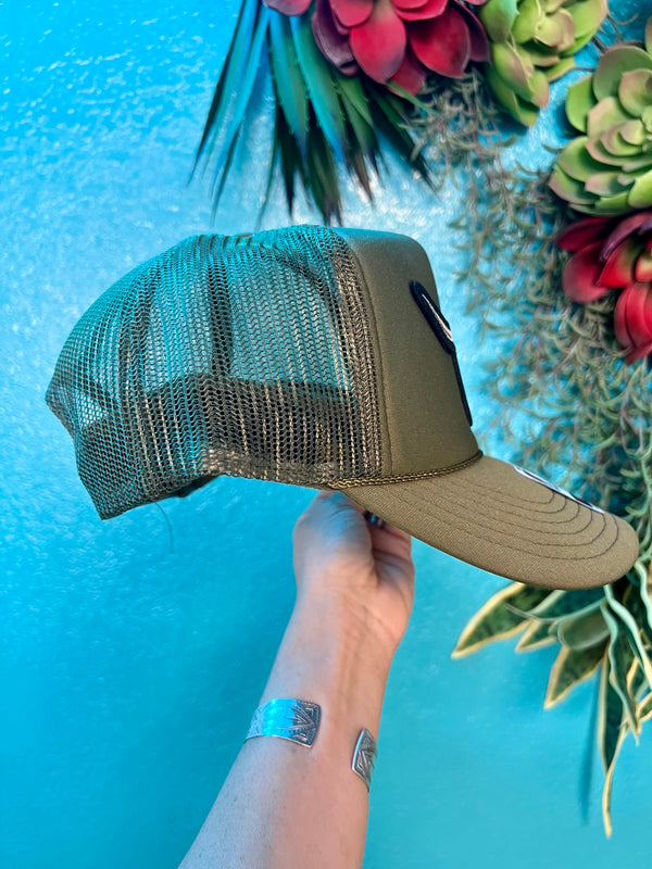 Trucker Hat - Steer Skull Patch