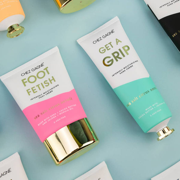 Get A Grip - Funny Hand Cream Gift, Sea Salt Citrus + Neroli