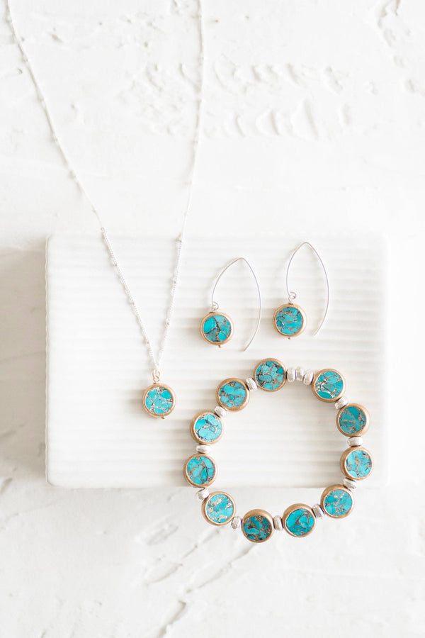 Veda Mosaic Turquoise Bracelet