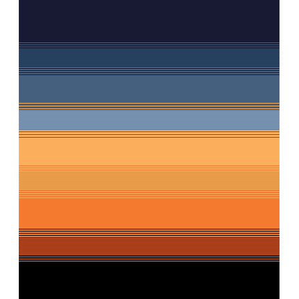 Sol Ombré Throw Blanket - Sunset-Inspired Gradient Decor