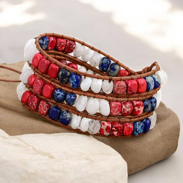 Freedom Light Wrap Bracelet Fourth of July