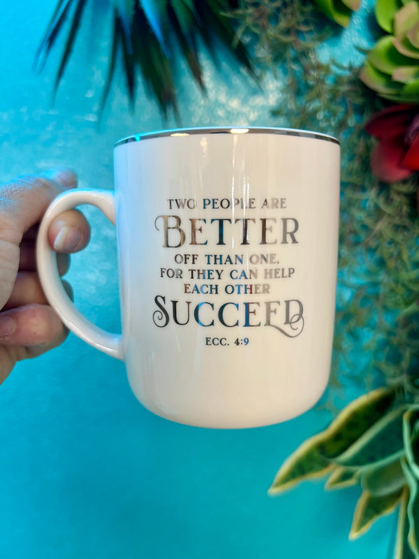 Wedding Gift - Mr. & Mrs. Mug Set 1 Cor. 13:4