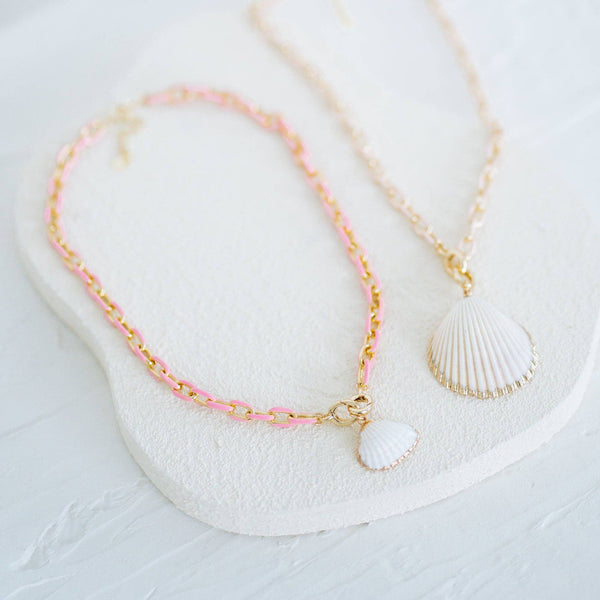 Etta Necklace: White