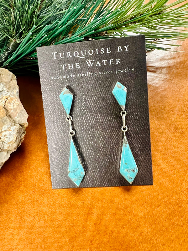 B.Slim Turquoise Dangles