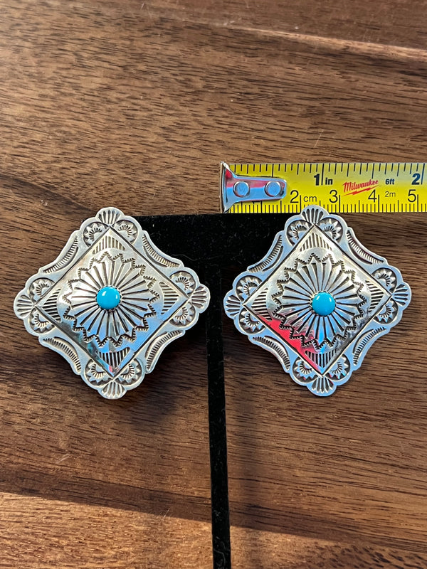Squared-up Navajo Earring