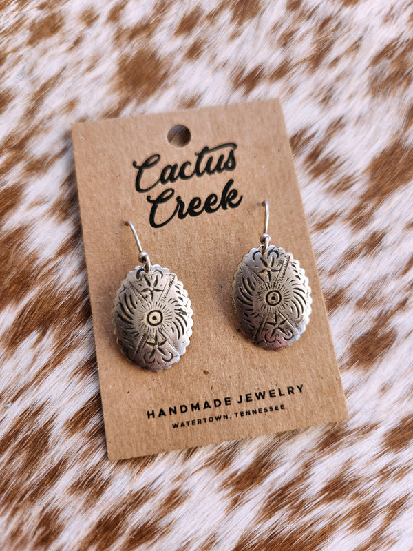 Petite Concho Earrings