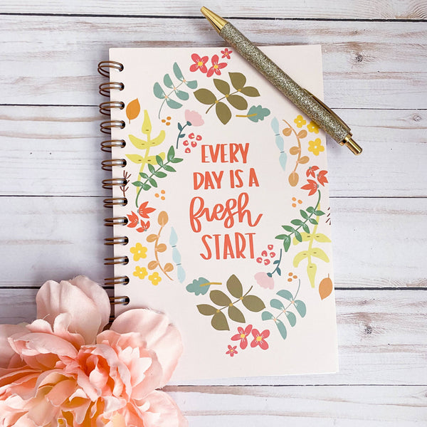 Every Day is a Fresh Start Notebook | Cute journals
