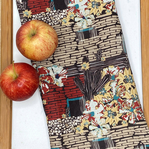 Tea Towel - Adobe Home Southwest tea towel and dinner napkin