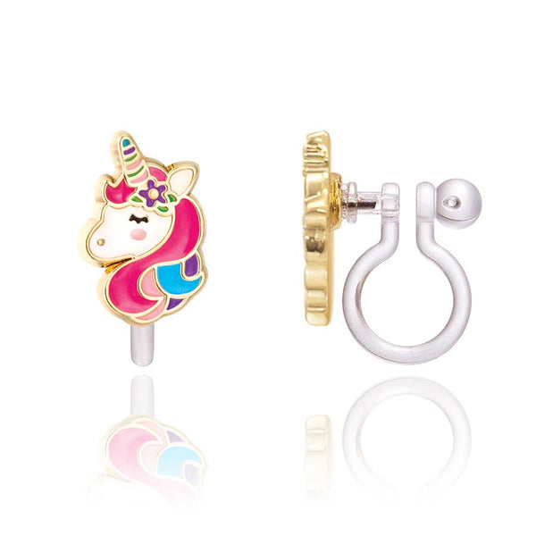 GIRL NATION - CLIP ON Cutie Earrings | Unicorn Dreams