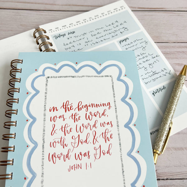 Bible study notebook | Bible journal | Christian notebook: Green