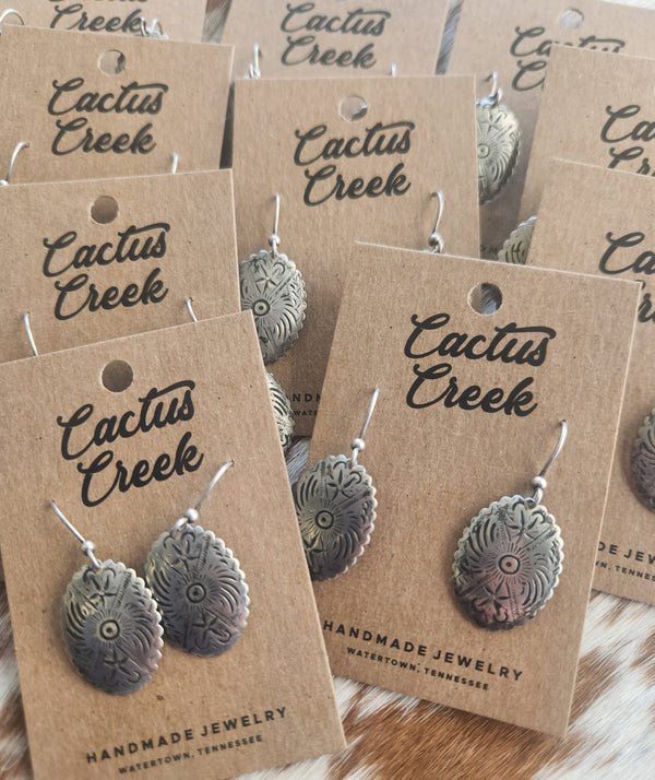Petite Concho Earrings