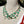Buffalo Nickel Turquoise Choker: Buffalo facing front