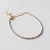 PETITE CRYSTAL BRACELET - SHINY METALLIC: Gold