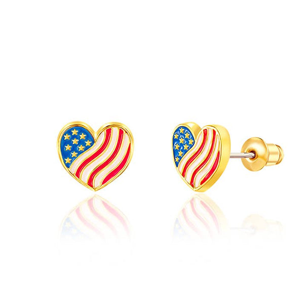 4th of JULY - Heart Cutie Stud Earrings