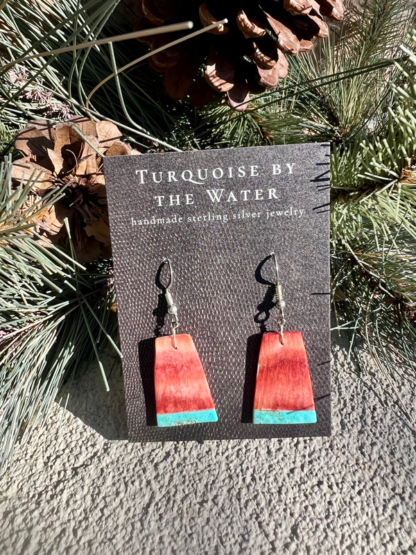 Red & Turquoise Dangle - Style 5