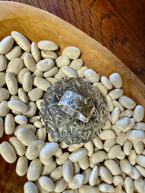 Kingman & Sterling Silver Buffalo Nickel Handmade Ring - Adjustable