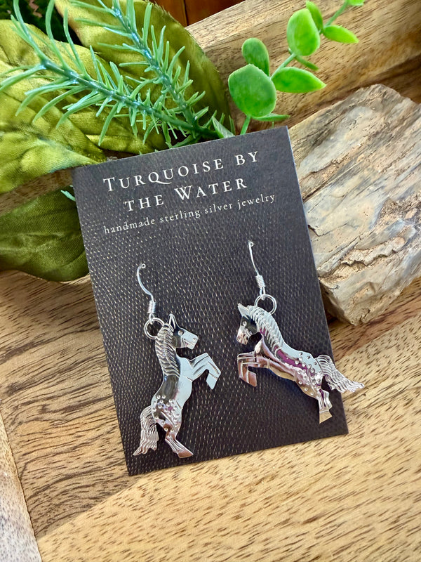 Wildhorse Silver Dangle Earrings