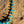 Kingman Turquoise Chunk Necklace - 20inch / Handstrung
