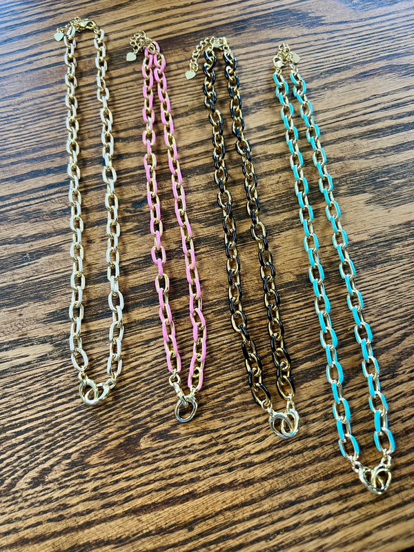 Etta Necklace: Black