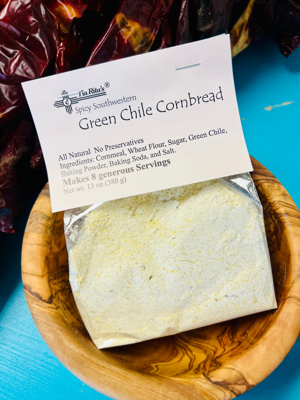 Tia Rita’s Green Chile Cornbread Premade Mix