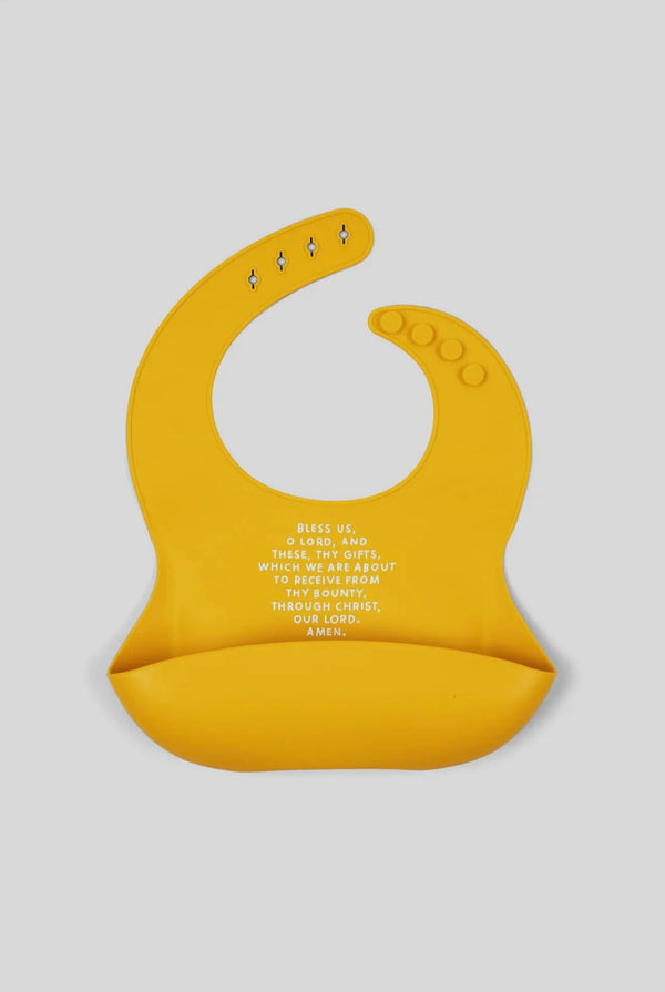 Baby Blessing Bib - Yellow