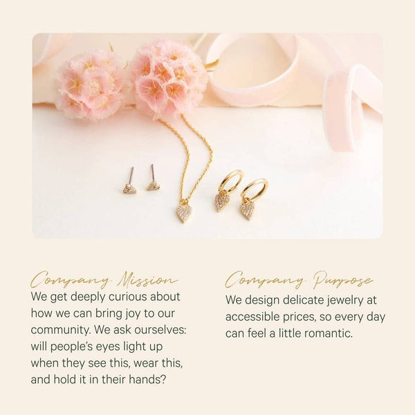 Floral Climber Earrings | Floral Ear Climbers | Spring Studs