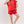 Red Mineral Washed Top and Shorts Set