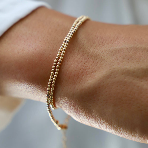 GOLD FILLED - DOUBLE BRACELET