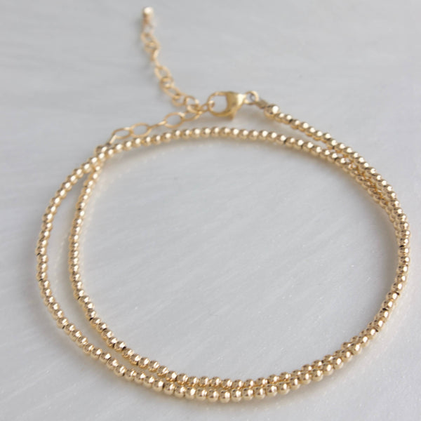 GOLD FILLED - DOUBLE BRACELET