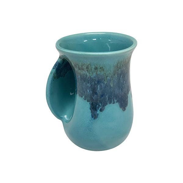 The Original Handwarmer Mug: Island Oasis / Right Hand