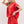 Red Mineral Washed Top and Shorts Set