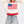 4TH OF JULY AMERICAN FLAG SWEATER TOP : RED COMBO / S