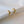 PENNY CZ STAR HOOP: Yellow Gold