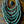 Natural Turquoise Chip Necklace, Layering Necklace, Stacked Necklace: 5-8mm Natural turquoise chips