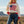 4TH OF JULY AMERICAN FLAG SWEATER TOP : RED COMBO / S
