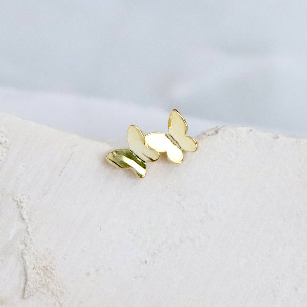 Dainty Butterfly Stud Earrings