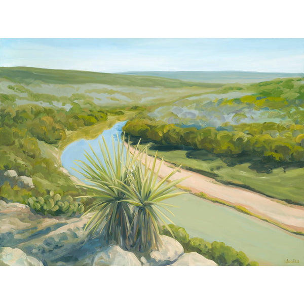 Colorado Bend Print - Texas Art: 11"x14" (matted to 16"x20")