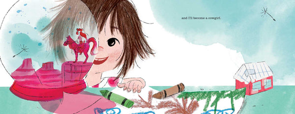 I Wanna Be a Cowgirl by Angela DiTerlizzi: Hardcover; 40 pages / English
