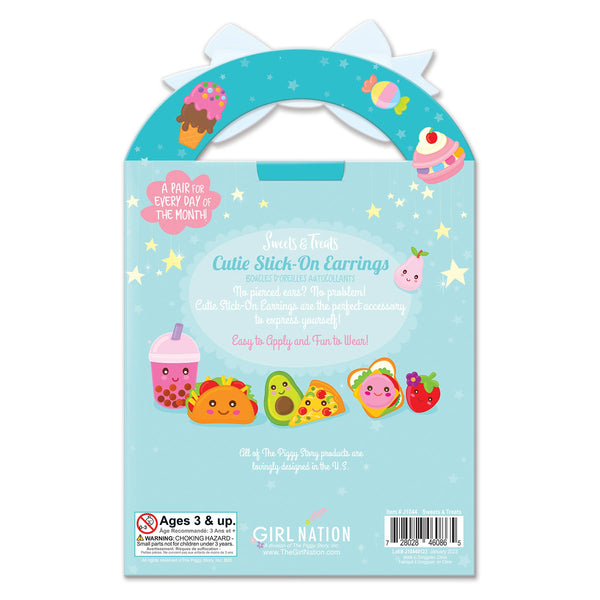 GIRL NATION - Cutie Stick-On Earrings | Sweets & Treats