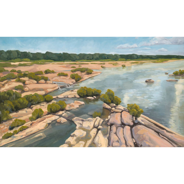 Llano River Print: 11"x17" (matted to 16"x24")