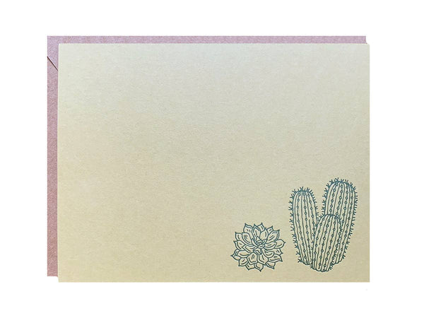 Cacti & Succulents Flat Notes (Boxed Set of 8)