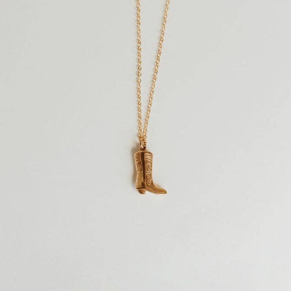 Dolly Boot Necklace: 17.5"