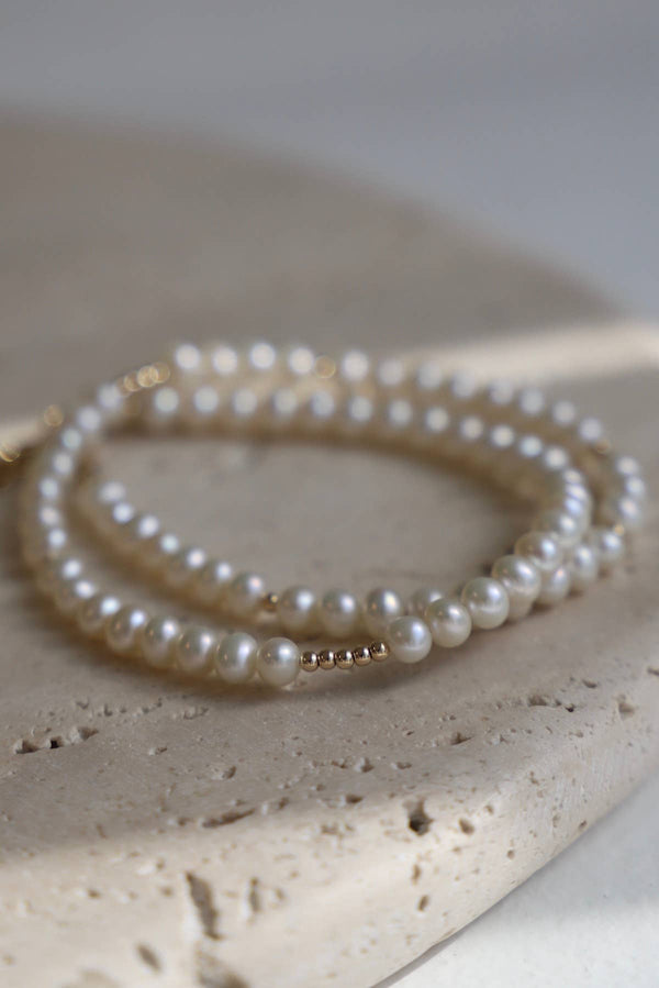 PEARL NECKLACE / Double