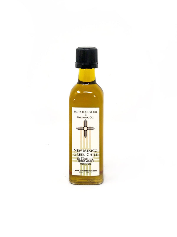 New Mexico Green Chile & Garlic Olive Oil: 375ml | 12.68oz